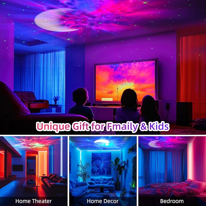 Star Projector Astronaut Galaxy Projector - Bluetooth Speaker, White Noise,Moon Nebula Night Light for Bedroom, 360° Adjustable,Timer and Remote, Star Galaxy Projectors for Kids Adult,Gift Choice