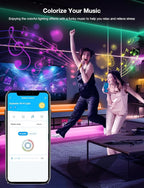 DAYBETTER Smart WiFi Led Strip Lights App Controlled Compatible with Alexa and Google Assistant Timer Schedule RGB Strip Color Changing Décor for Bedroom Party Kitchen 50ft