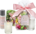 Aromatique Home Fragrance, Smell of Spring, Gift Set - Decorative Potpourri, Room Spray, and Candle - Perfect for Mother's Day and Women in Your Life