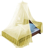 Just Relax Decorative Elegant Bed Net Canopy Set Including Full Hanging Kit, Ideal for Indoors or Outdoors, Intended for Covering Beds, Cribs, Hammocks (Yellow, Twin/Full)
