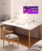 Personalized Sign Outer Space Theme Wall Art Decor For Kids Room Custom Name Universe Star Door Décor For Little Man Cave, Rocket Nursery Art Plate For Boys Room Girls Bedroom