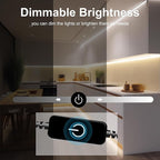 COB LED Strip Lights 5M,Touch Dimmable led Strips,16.4ft LED Tape Lights with CRI90+,4000K Natural White led Lights,1600LEDs,24V LED Rope Indoor for Bedroom,TV,Kitchen,Closet