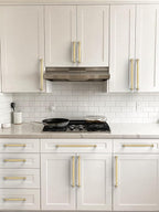 10 Pack Brushed Gold Cabinet Pulls 3 Inch(76mm) Kitchen Cabinet Handles Solid Zinc Alloy Cabinet Hardware Drawer Pulls