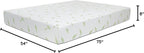 NapQueen Full Size, 8 Inch Anula Green Tea Infused Memory Foam Mattress, Bed in a Box, CertiPUR-US Certified Mattress