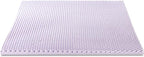 Best Price Mattress 1.5 Inch Egg Crate Memory Foam Mattress Topper with Soothing Lavender Infusion, CertiPUR-US Certified, Dorm Essentials, Twin