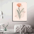 Metal and Tin SignsElegant Floral Prints for Home Decor Bedroom and Bathroom Wall Decoration 12x16inch Tin Sign