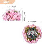 NUPTIO Flower Balls for Wedding Centerpieces - 10 Pcs 15.7 inch Diameter Fake Flower Ball Arrangement Bouquet Party Centerpieces for Tables - Pink Rose Bouquet Centerpiece Flowers for Wedding Table