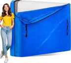 AlexHome Mattress Bag for Moving and Storage,Heavy Duty Tarp Reusable Mattress Storage Bag,Easy Carrier Mattress Moving Cover (King Size)