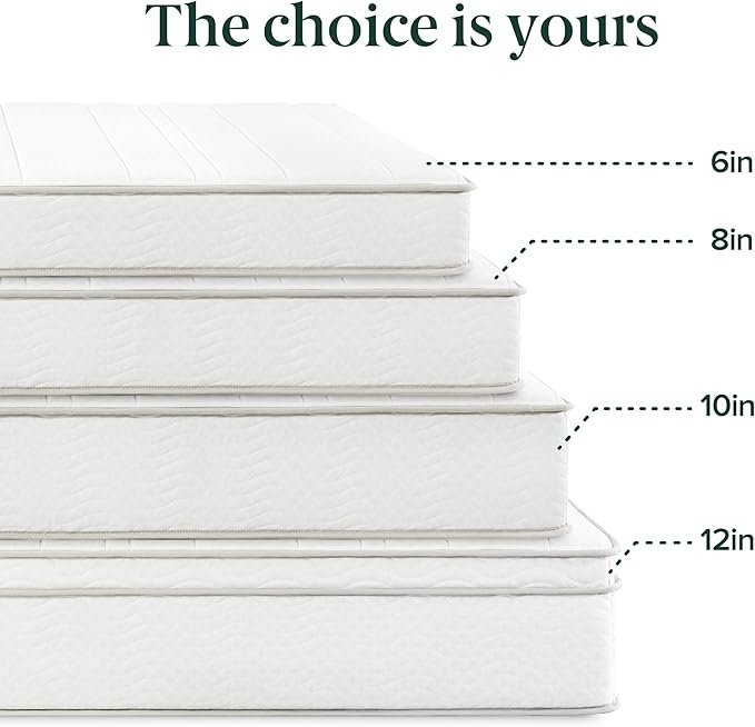 ZINUS 6 Inch Foam and Spring RV Mattress, [New Version], Short Queen for RVs, Campers & Trailers, Smaller, More Convenient WonderBox Packaging, Mattress-in-a-Box