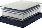 NapQueen Full Size, 12 Inch New Victoria Hybrid Cooling Gel Infused Pocket Spring and Memory Foam Mattress, Bed in a Box, CertiPUR-US Certified