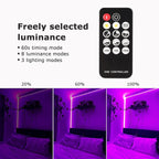 66 Foot Black Light Strips & Remote, Dimmable Flexible Blackights Strip Lights for Glow Party Body Paint Birthday Bedroom Room Fluorescent Tapestry Poster, Non-Waterproof 1200 LEDs 66ft/20M