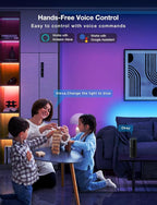 DAYBETTER Smart WiFi Led Strip Lights App Controlled Compatible with Alexa and Google Assistant Timer Schedule RGB Strip Color Changing Décor for Bedroom Party Kitchen 50ft