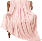 BEDELITE Fleece Blanket Pink Morn Throw Blankets for Couch & Bed, Luxury Plush Cozy Fuzzy Blanket 50" x 60", Super Soft Warm Lightweight Throw Blanket for Travel Camping