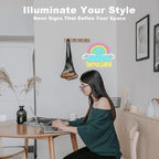 Beautiful Day to Learn LED Neon Sign, 16.5"x12.6" USB Powered, Dimmable, 5V/2A, for Classroom, Study Cornor Home, Gift, Office, Bedroom, Lifelong Learner
