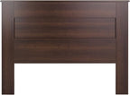 Prepac Stylish Flat Wood Panel Headboard for Queen Size Beds, Simplistic Wooden Queen Headboard 2.25" D x 64.5" W x 48" H, Espresso, EHFQ-1301-1