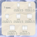 LuxClub 4 PC Sheet Set Bed Sheets Deep Pockets 16" Eco Friendly Wrinkle Free Cooling Machine Washable Hotel Bedding Silky Soft - Sky Blue King