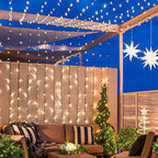 Brizled C9 Christmas Lights, 16ft 25 LED Faceted C9 Warm White Christmas Lights, Connectable Indoor Outdoor Xmas String Light, 120V UL Certified for Tree, Yard, Garden, Porch, Party & Holiday Decor