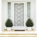 2FT Artificial Cedar Topiary Tree Lifelike Faux Cedar Pines Christmas Trees UV Rated Faux Shrubs Everygreen Plants for Front Porch Outdoor Decor Set of 2