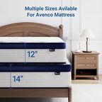 Avenco Full Mattress, 12 inch Full Size Mattress with Smarts™ Coil Individual Pocket Spring for Silent Sleep and Strong Edge Support, CertiPUR-US Certified Mattresses in a Box