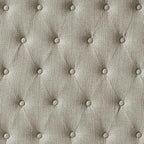 24KF Upholstered Tufted Button Linen Fabric Headboard,Comfortable Fashional Headboard Queen/Full Size,Linen