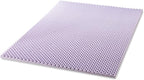 Best Price Mattress 1.5 Inch Egg Crate Memory Foam Mattress Topper with Soothing Lavender Infusion, CertiPUR-US Certified, Dorm Essentials, Twin