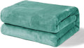 Exclusivo Mezcla Fleece Throw Blanket for Couch, Super Soft and Warm Blankets, Celadon Throw All Season Use, Cozy, Plush, Lightweight, 40x50 Inches