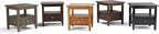 SIMPLIHOME Warm Shaker SOLID WOOD 20 inch Wide Rectangle Transitional End Side Table in Farmhouse Brown for the Living Room and Bedroom