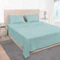 Mejoroom California King Size Sheet Set - Soft Microfiber Bed Sheets,Deep Pocket Fitted Sheet, Breathable, Wrinkle & Fade Resistant - 4 Piece (California King, Grayish Green)