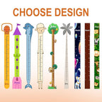 Personalized Growth Chart for Wall, Wooden Height Chart for Kids, Cute Height Measurement for Child/Girls/Boys, Baby and Toddler's Playroom/Kid's Room/Nursery Decor, Dolphin