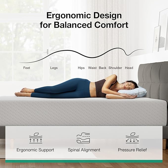Novilla Full Size Mattress, 10 Inch Memory Foam Mattress Full for Pressure Relief & Comfort Sleep, Removable Washable Cover,CertiPUR-US Certified Mattresses in a Box, Plush