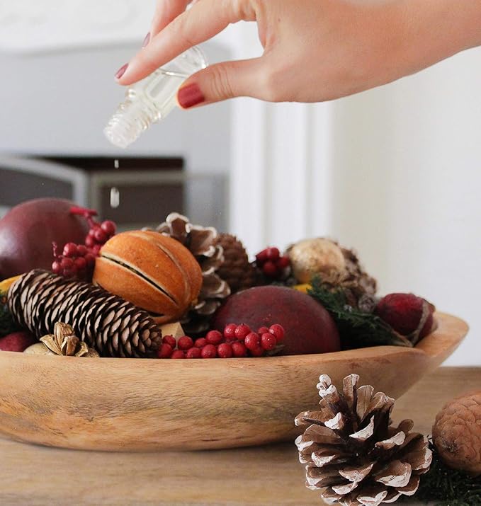 ANDALUCA Holiday Memories Potpourri | Made in California | Large 20 oz Bag + Fragrance Vial | Scents of Orange Zest, Sparkling Cassis and Clove