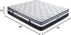 Vesgantti King Mattress 10 Inch Innerspring Multilayer Hybrid King Size Mattress - Ergonomic Design with Memory Foam and Pocket Spring Mattresses King Size - Box Top Series Medium Firm Feel