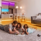 phopollo LED Lights for Bedroom 200ft, Music Sync Color Changing, Smart App Control with Remote, Ultra-Long LED Strip Lights for Party, Home Decoration.