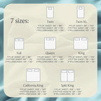 LuxClub 4 PC Queen Sheet Set, Queen Size, Deep Pockets Wrinkle Free Cooling Bed Sheets Machine Washable Hotel Bedding Silky Soft - Aqua Queen