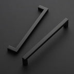 Ravinte 14 Pack 8 Inch Kitchen Square Cabinet Handles Matte Black Pulls Black Drawer Pulls Kitchen Cabinet Hardware Handles