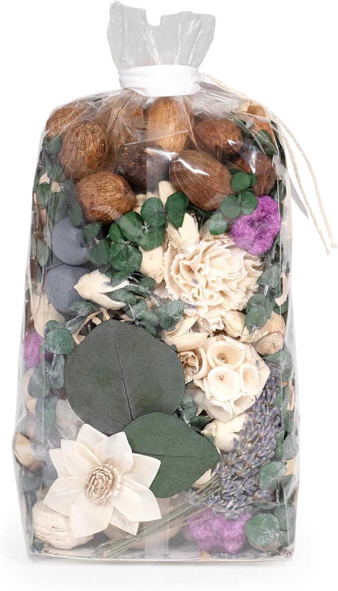 ANDALUCA Preserved Eucalyptus & Lavender Botanical Fragrance Potpourri (Eucalyptus Lavender)