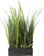SAROSORA Artificial Plants 22" Tall for Garden Indoor Greenery Tabletop Decor Home Fake Grass | Fauk Plants (1, 22")