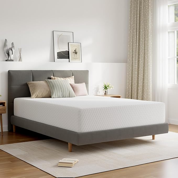 Novilla Queen Mattress, 12 Inch Queen Memory Foam Mattress for Supportive & Pressure Relief, Removable Washable Cover,CertiPUR-US Certified Mattresses in a Box, Firm