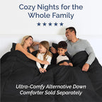 King Size 4 Piece Sheet Set - Comfy Breathable & Cooling Bed Sheets Set - Hotel Luxury Bedding for Women, Men, Kids, Teens, Boys & Girls - Deep Pockets, Ultra-Soft and Wrinkle Free - Oeko-Tex - Black