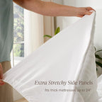 Bare Home Full Microplush Mattress Topper - Pillow Top Reversible - Soft Mattress Cover - Dual Sided All-Season - 8" to 24" Deep Pocket - Fitted Cover - Plush Mattress Pad (Full)
