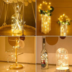 HXWEIYE 6 Pack Fairy Lights Battery Operated, 7ft 20LED Mini Firefly Starry Lights Mason Jar Lights for Indoor Outdoor Bottle Tree Party Wedding Halloween Thanksgiving(Warm White)