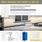 Armacost Lighting RibbonFlex PRO+ 12V 3000K Soft White LED Strip Light Kit 142131