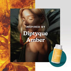 Homedics SereneScent Gilded Amber & Tonka Home Fragrance Oil, 120 ml, for use with Homedics SereneScent Waterless Diffuser (ARMH-970/973), Clean & Natural Everyday Collection