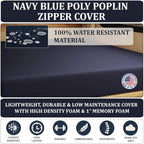 Foamma 12" x 36" x 76" Water Resistant Gel Memory Foam RV Bunk Mattress, Firm High Density Foam Base, Comfortable and Durable Polyester Cover, Truck, Camper, Travel Trailer, Made in USA!