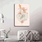Metal Tin Signs Cute Floral Modern Art Suitable for Home Bar Cafe Farmhouse Decoration8x12inch Tin Sign