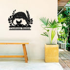 Custom Hedgehog Metal Sign, Personalized Hedgehog Metal Wall Art,Hedgehog Lovers Gift Metal Kid Room Decor,Personalized Hedgehog Lover Name Sign,Kid Nursery Decoration (Style B)