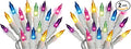 Holiday Pride Easter String Lights - 100 Count Mini Easter Lights String on White Wire (22.5 Ft) - Indoor/Outdoor Use - UL Listed - Static & Blinking Modes (Pack of 2)