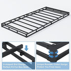 3 Inch Low Profile Box Spring Twin XL for Twin XL Bed,Heavy Duty Mattress Foundation,Metal Bed Base,Non Slip/Easy Assembly