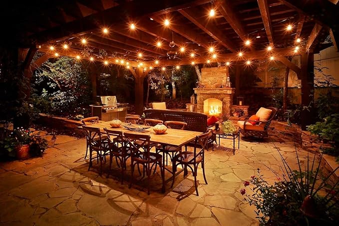 Lampat String Lights, LED 25Ft G40 Globe String Lights with Bulbs-UL Listd for Indoor/Outdoor Commercial Decor (75 FT)