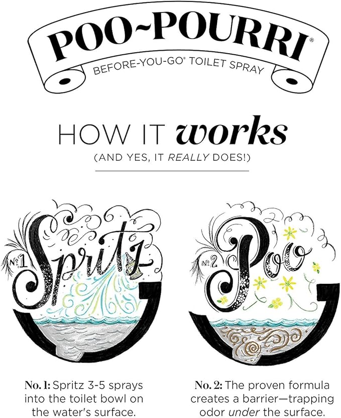 Poo-Pourri Before You Go Toilet Spray Wild Pear 2 Oz, 2 Pack